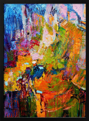 Tablou înramat „Vivid Petal Whispers” de Dorothy Fagan