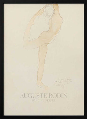 Tablou înramat „Dancing Figure (1905)” de Auguste Rodin