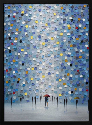 Tablou înramat „Blue Heaven” de Ekaterina Ermilkina