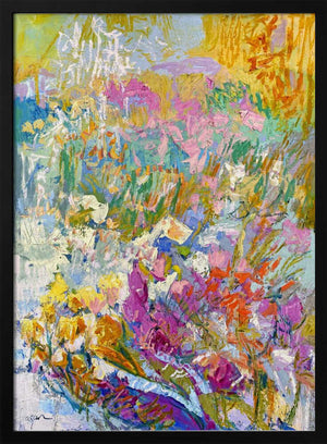 Tablou înramat „Vibrant Garden Dream” de Dorothy Fagan