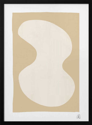Tablou înramat „Yellow Blob Poster” de Lisa Ketty