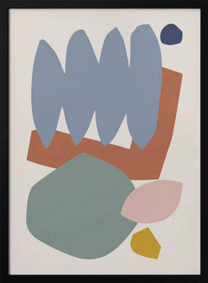 Tablou înramat „Collage Pastel II” de Orara Studio