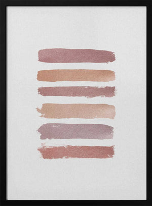 Tablou înramat „Dusty Rose Stripes” de Orara Studio