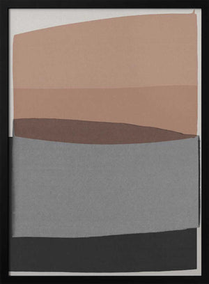 Tablou înramat „Modern Pink and Grey” de Orara Studio