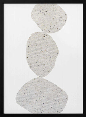 Tablou înramat „Stacked Stone Shapes” de uplusmestudio