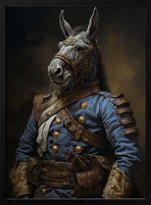 Tablou înramat „Donkey In Costume 4” de Bilge Paksoylu