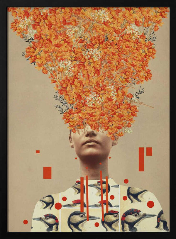 Tablou înramat „Bird Flight In Autumn” de Frank Moth