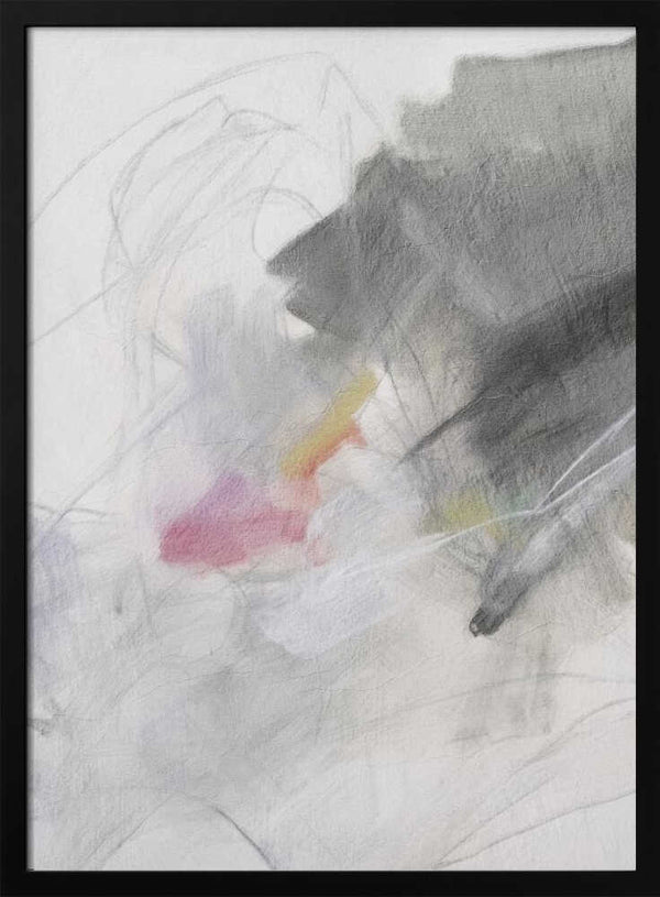 Tablou înramat „Action painting II” de Alma