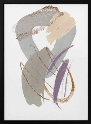 Tablou înramat „Cool Shapes 1” de Sally Ann Moss