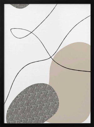 Tablou înramat „Abstract Bubbles” de Anne-Marie Volfova