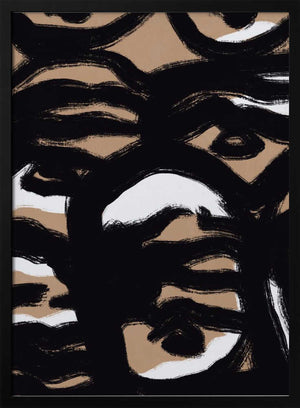 Tablou înramat „Echoes of Abstraction” de Little Dean