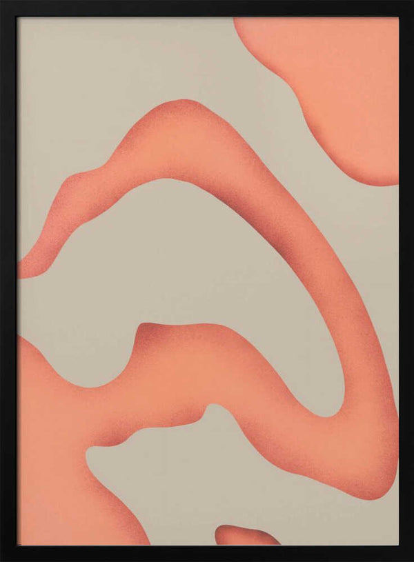 Tablou înramat „Coral Waves” de Little Dean