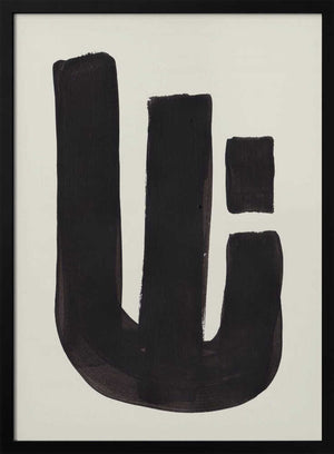 Tablou înramat „Ink Motif 12” de Ejaaz Haniff
