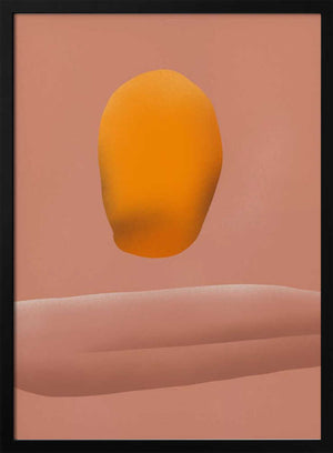 Tablou înramat „Stone portrait orange” de Little Dean