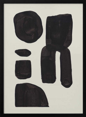 Tablou înramat „Ink Motif 21” de Ejaaz Haniff