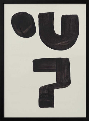 Tablou înramat „Ink Motif 22” de Ejaaz Haniff