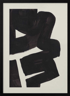 Tablou înramat „Ink Motif 46” de Ejaaz Haniff