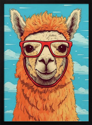 Tablou înramat „Lama 1” de Bilge Paksoylu