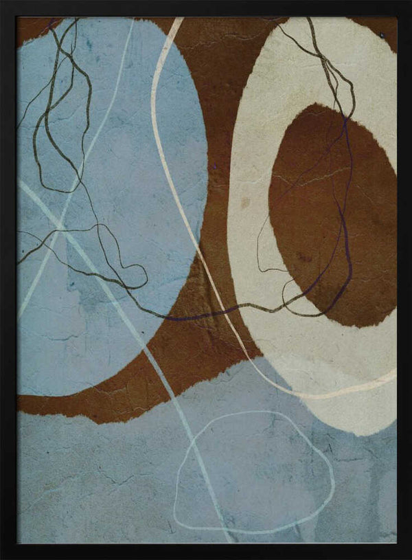 Tablou înramat „Ethereal Circles” de Treechild