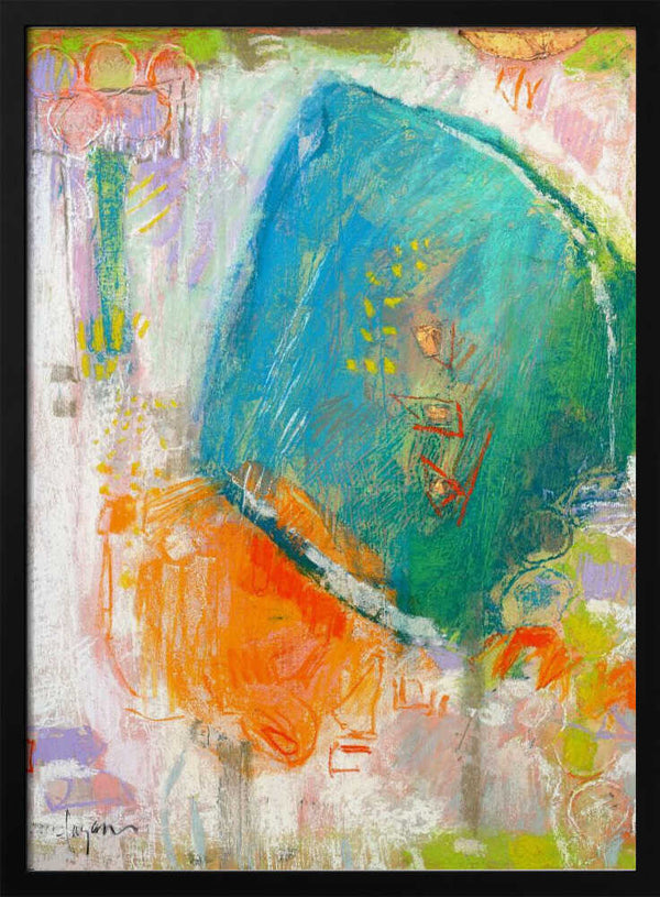 Tablou înramat „Vibrant Whirl” de Dorothy Fagan