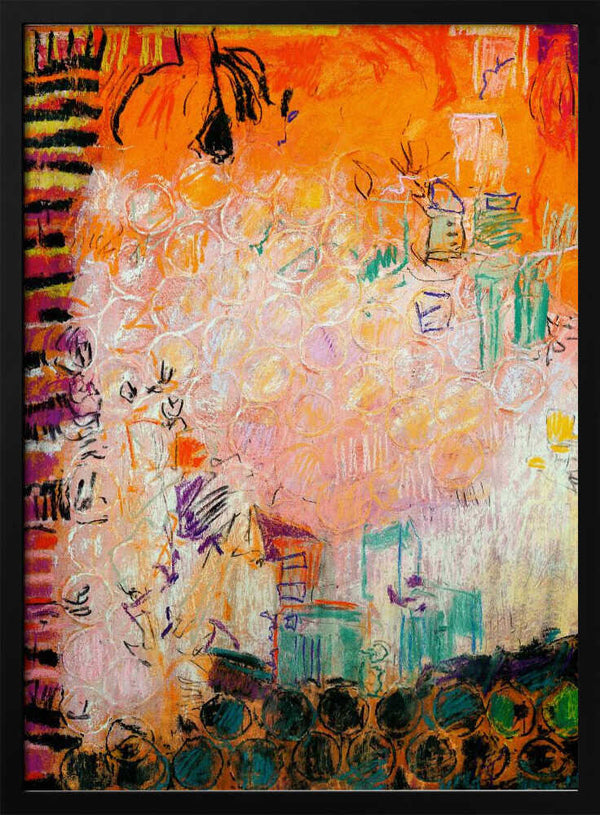 Tablou înramat „Vibrant Whirl” de Dorothy Fagan