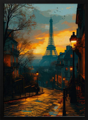 Tablou înramat „Welcome to Paris” de Taudalpoi