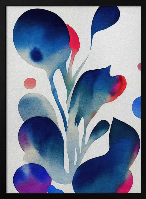 Tablou înramat „Nature Inspired Abstract Watercolor  (Day 53)” de Mauro