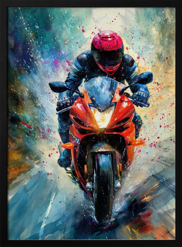 Tablou înramat „Sport Motor 1” de Justyna Jaszke