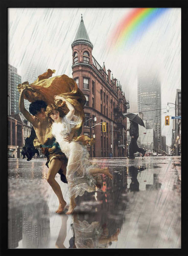 Tablou înramat „Center of the Storm” de Dikhotomy