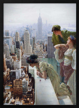 Tablou înramat „Manhattan View” de Dikhotomy