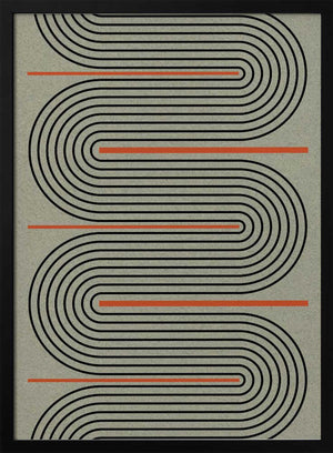 Tablou înramat „Curved Pathways” de THE MIUUS STUDIO