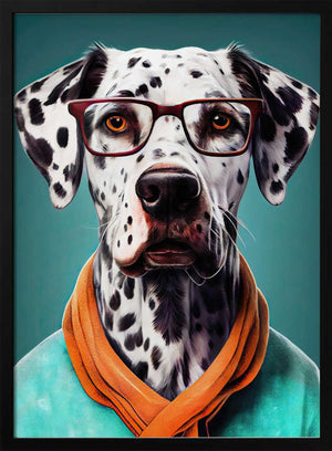 Tablou înramat „Dog Dalmatian” de Justyna Jaszke