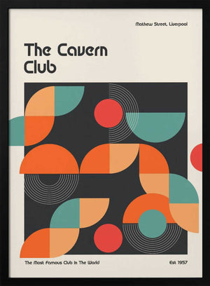 Tablou înramat „Cavern Club Design Poster” de Retrodrome