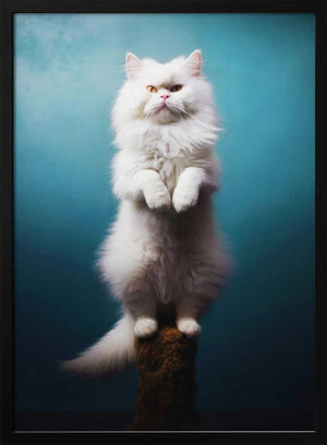 Tablou înramat „Cat yoga 8” de Justyna Jaszke