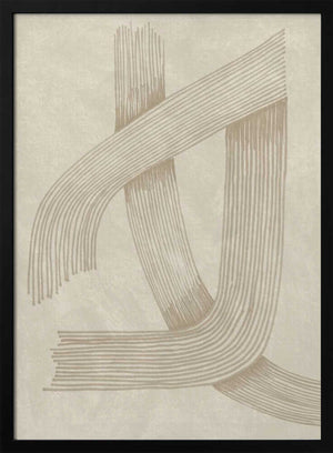 Tablou înramat „Abstract Sophisticated Line 01” de Lucrecia Caporale