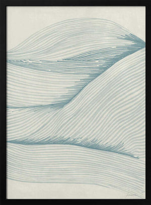 Tablou înramat „Ocean in lines 02” de Lucrecia Caporale