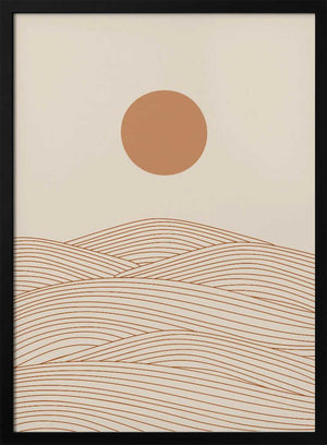 Tablou înramat „Over the Horizon” de Natasha Playell
