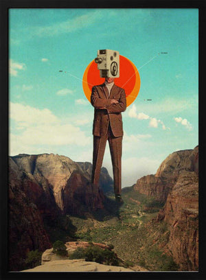 Tablou înramat „Video404 by Frank Moth” de Frank Moth