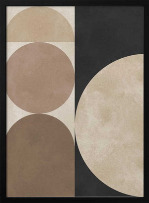 Tablou înramat „Brown geometry 5” de Vitor Costa