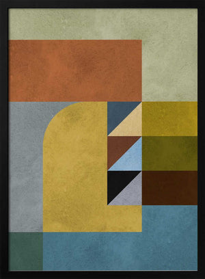 Tablou înramat „Geometric harmony 2” de Vitor Costa