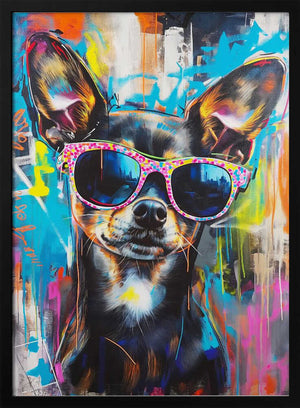 Tablou înramat „Bad Girl” de SHANDU