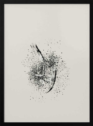 Tablou înramat „Brush splatters #2” de Imaginative