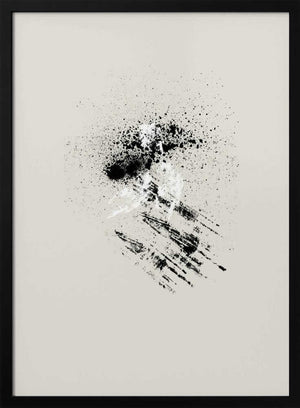 Tablou înramat „Brush splatters #6” de Imaginative