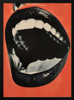 Tablou înramat „The Mouth” de Andreas Magnusson