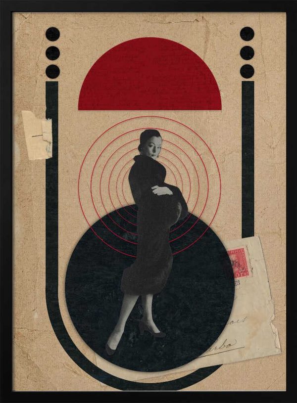 Tablou înramat „Me in the Middle” de Pia Lilenthal