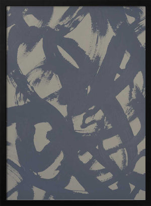 Tablou înramat „Abstract Brush Strokes 399X” de Mareike Böhmer