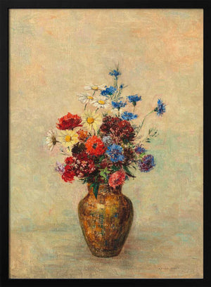 Tablou înramat „Flowers In a Vase” de Odilon Redon