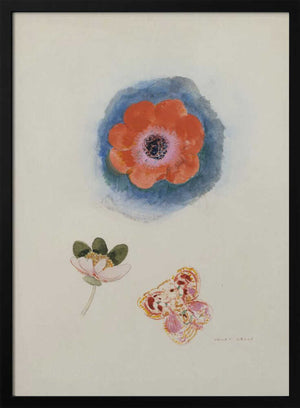 Tablou înramat „Etude de fleurs” de Odilon Redon
