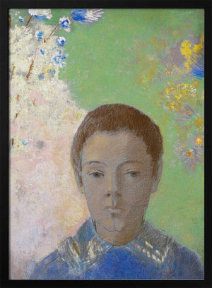 Tablou înramat „Portrait of Ari Redon” de Odilon Redon