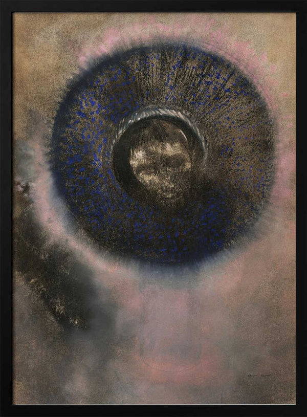 Tablou înramat „Head Within an Aureole” de Odilon Redon